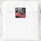 Sticker Carré LOVE × GORILLA - Custom (Sac)
