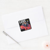 Sticker Carré LOVE × GORILLA - Custom (Enveloppe)