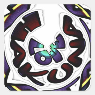 Sticker Carré Love Hakuna Matata Art Imprimer