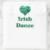 Sticker Carré Love Irish Dance (Sac)