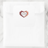 Sticker Carré Love Is Patient Refined Aesthetic  (Sac)