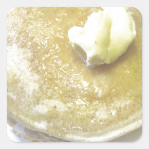 Sticker Carré Love Pancakes