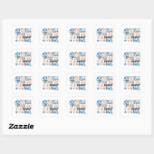 Sticker Carré Love Winter Snowman Hearts Snow Wintry Carré Stic (Feuille)
