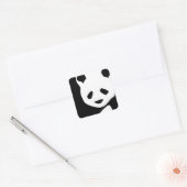 Sticker Carré Lovely Panda (Enveloppe)