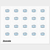 Sticker Carré Loving Chow Chow Chow Waits - Aimez mon chien (Feuille)