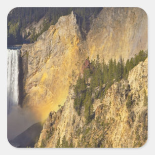 Sticker Carré Lower Falls dans le Grand Canyon de la