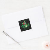Sticker Carré Luck Irish Fairy Green Plaque (Enveloppe)
