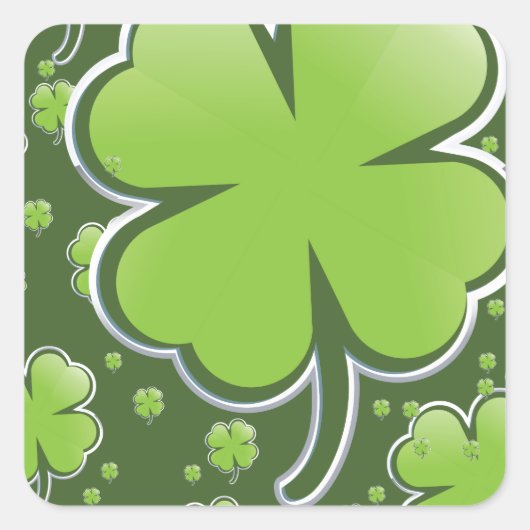 Sticker Carré Lucky Charms (Devant)