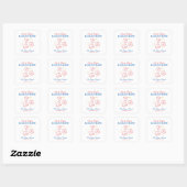 Sticker Carré Lucky In Love Casino Bachelorette Week-end (Feuille)