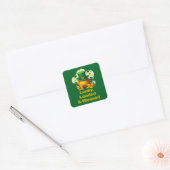 Sticker Carré Lucky Loaded Blessed St Patrick’s Day -Autocolante (Enveloppe)