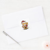 Sticker Carré Lucky Meow (Enveloppe)
