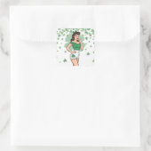 Sticker Carré Lucky Retro Glam (Sac)