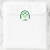 Sticker Carré Lucy Nom Clover Boho Rainbow (Sac)