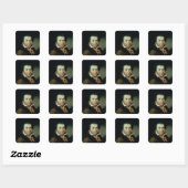 Sticker Carré Ludwig van Beethoven (Feuille)