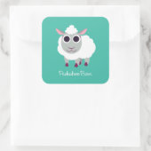 Sticker Carré Lulu le mouton (Sac)