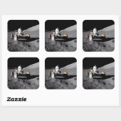 Sticker Carré Lunar Rover, Apollo 17 (Feuille)