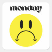 Sticker Carré lundi (Devant)