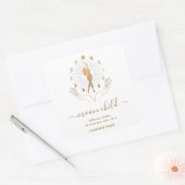 Sticker Carré Lune Mystic Witchen Celestial Willow Soy Candle Sq (Enveloppe)