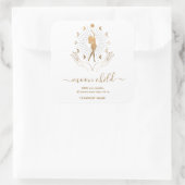 Sticker Carré Lune Mystic Witchen Celestial Willow Soy Candle Sq (Sac)