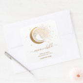 Sticker Carré Lune Mystic Witchy Celestial Willow Tree (Enveloppe)