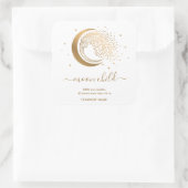 Sticker Carré Lune Mystic Witchy Celestial Willow Tree (Sac)