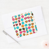 Sticker Carré Lunettes de soleil (Enveloppe)