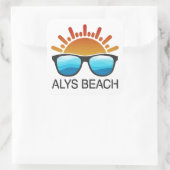 Sticker Carré Lunettes de soleil Alys Beach (Sac)