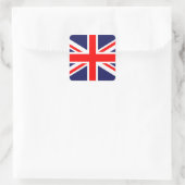 Sticker Carré L'Union Jack classique (Sac)