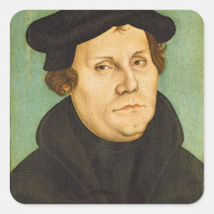 Sticker Carré Luther professeur, 1529