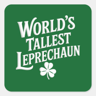 Sticker Carré Lutrin le plus grand du monde de la Saint-Patrick
