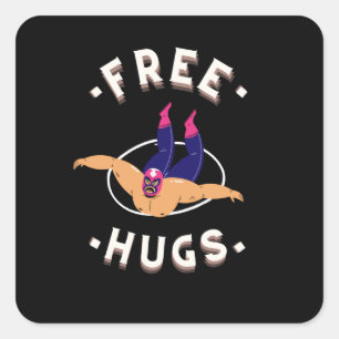 Sticker Carré Lutte mexicaine Lucha Libre