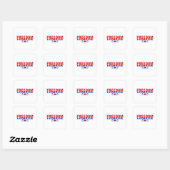 Sticker Carré Lutte pour la liberté (Feuille)