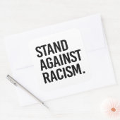 Sticker Carré Lutter contre le racisme (Enveloppe)