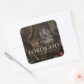 Sticker Carré Lutter Pour La Vérité (Enveloppe)