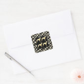 STICKER CARRÉ LUXE GREYHOUND (Enveloppe)