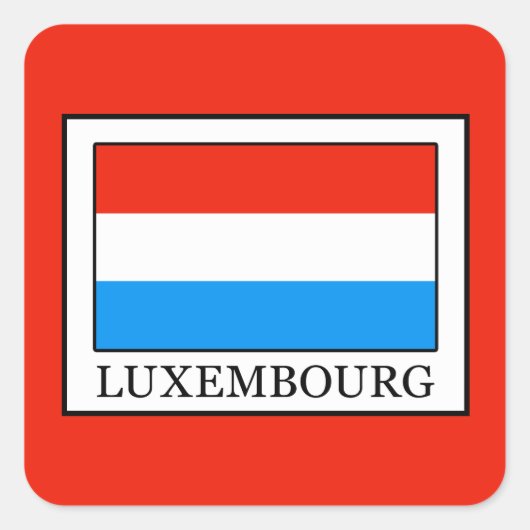 Sticker Carré Luxembourg (Devant)