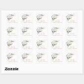 Sticker Carré Luxueux lys impériaux blancs Roses Lavande Mariage (Feuille)