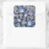 Sticker Carré Lys bleus (Sac)