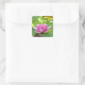 Sticker Carré Lys d'eau (Sac)