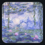 Sticker Carré Lys d'eau Claude Monet<br><div class="desc">Lys d'eau Claude Monet</div>