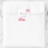 Sticker Carré Lys Stargazer Rose (Sac)