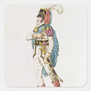 Sticker Carré M.John Braham le caractère d'Orlando, 1802