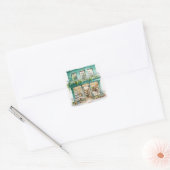 Sticker Carré Ma Librairie  (Enveloppe)