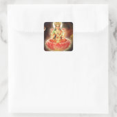 STICKER CARRÉ MAA MAHALAXMI DEVI GODDESDS INDIENS DE RICHESSE/ F (Sac)