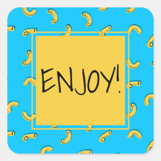 Sticker Carré Macaroni au fromage