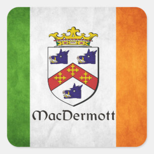 Sticker Carré MacDermott irlandais