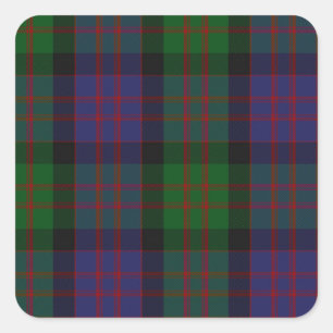 Sticker Carré MacDonald Clan Tartan