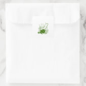 Sticker Carré Machine à gazon (Sac)