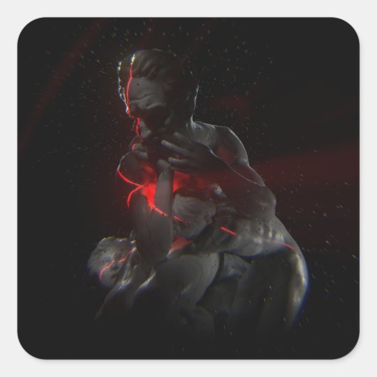 Sticker Carré Mad - Collection Divine (Devant)