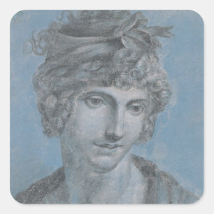 Sticker Carré Madame Aubry Olympia de Gouges, 1784